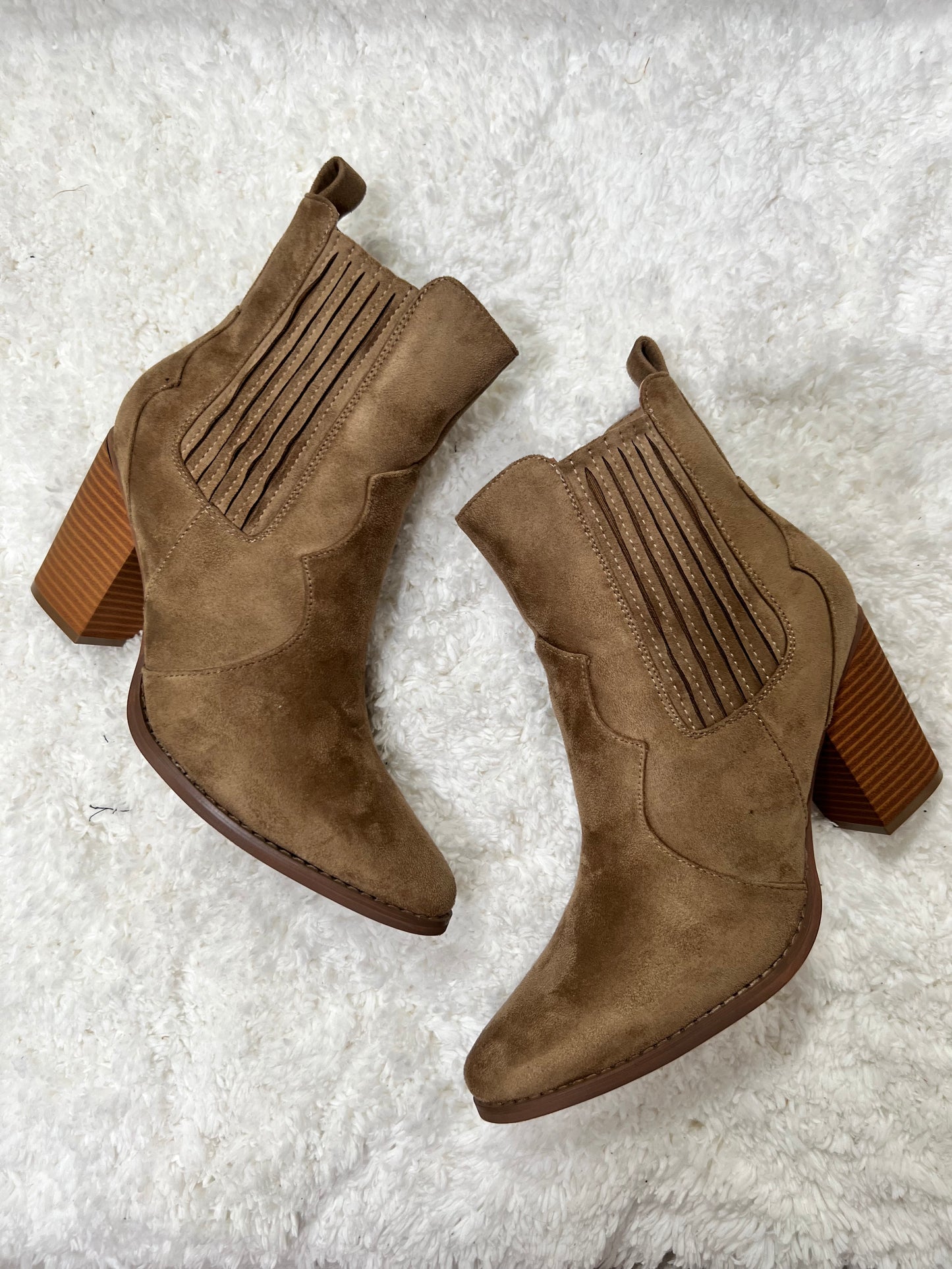Rustic Elegance Botties (TAUPE) - DoseOFashion Boutique