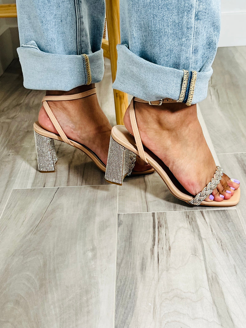 Alicia Block Heel (Nude) - DoseOFashion Boutique