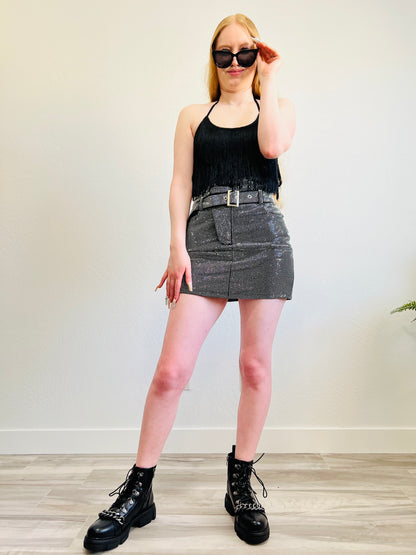 Diamante Skirt (BLACK) - DoseOFashion Boutique