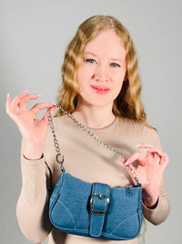Midnight Blue Elegance Shoulder bag - DoseOFashion Boutique