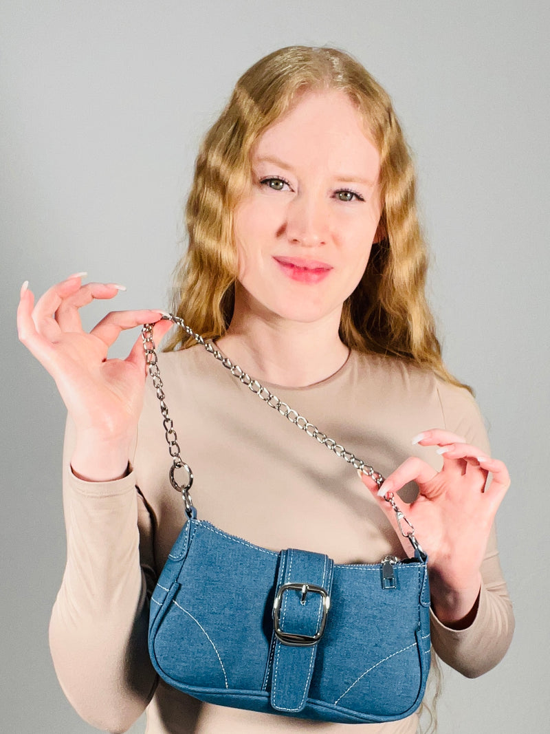 Midnight Blue Elegance Shoulder bag - DoseOFashion Boutique