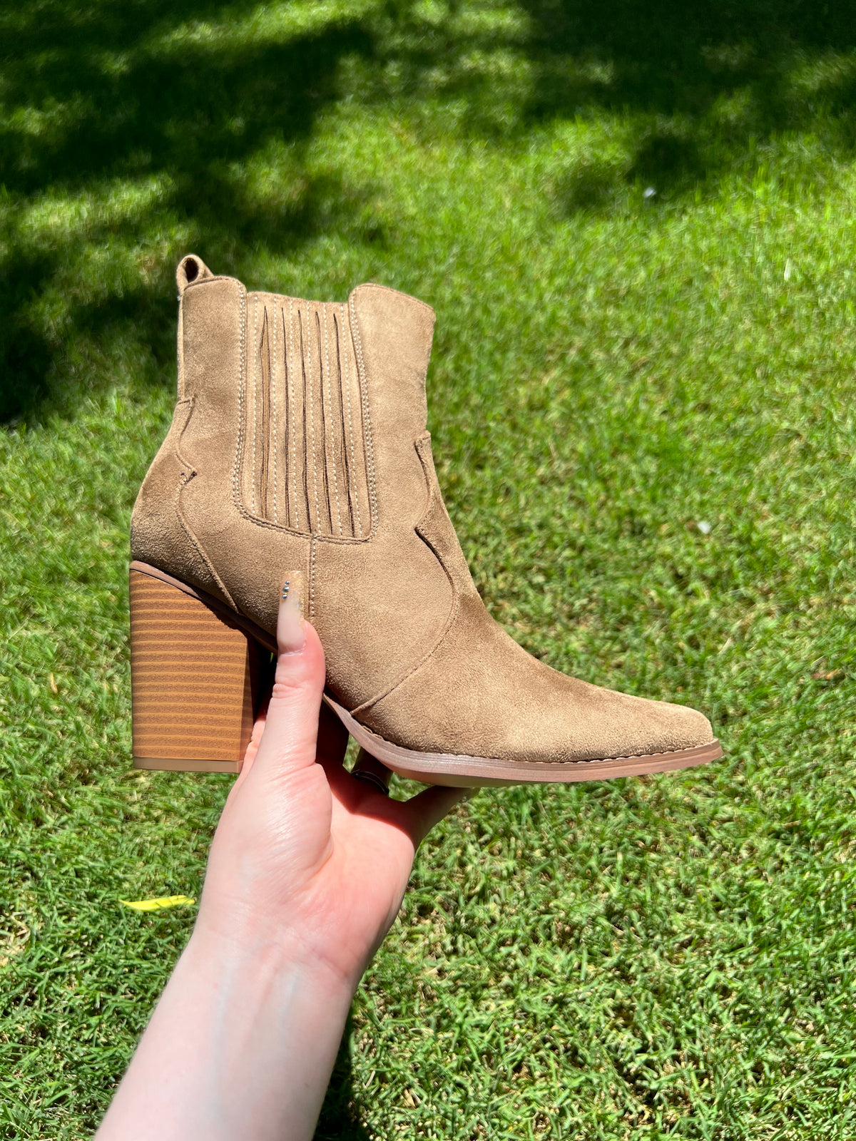 Rustic Elegance Botties (TAUPE) - DoseOFashion Boutique