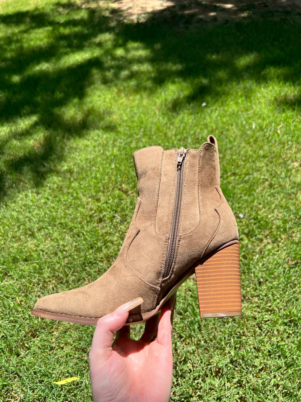 Rustic Elegance Botties (TAUPE) - DoseOFashion Boutique