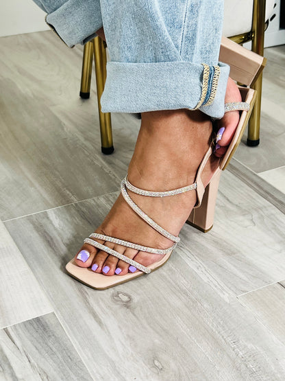 Scarlett Block Heel (Nude) - DoseOFashion Boutique