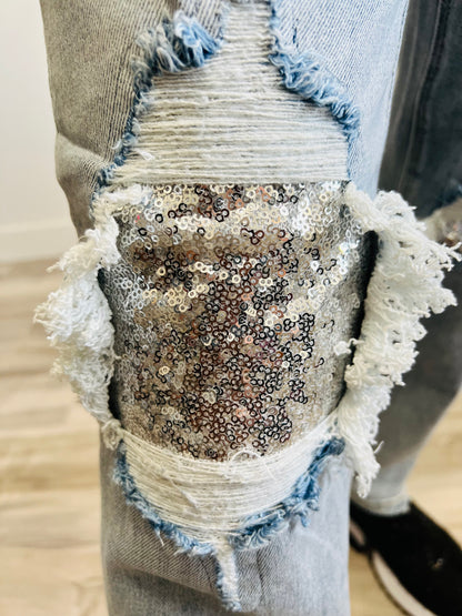 Starry Embrace Jeans - DoseOFashion Boutique