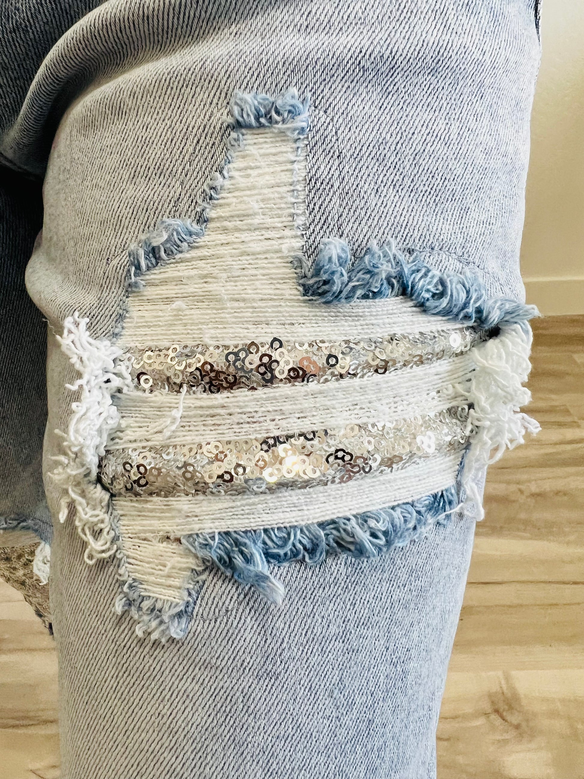 Starry Embrace Jeans - DoseOFashion Boutique
