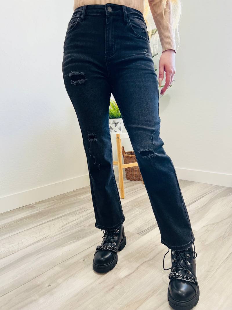 Timeless Vintage Black Jeans - DoseOFashion Boutique