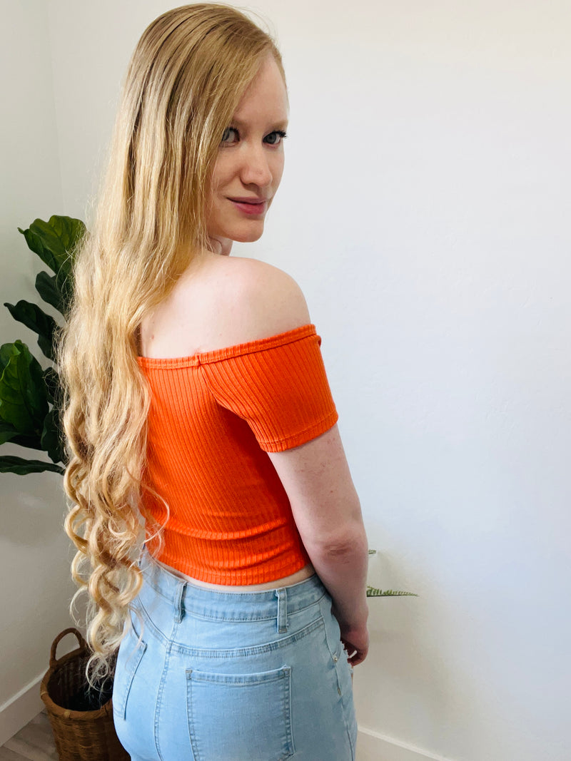 Camila Top (Orange) - DoseOFashion Boutique