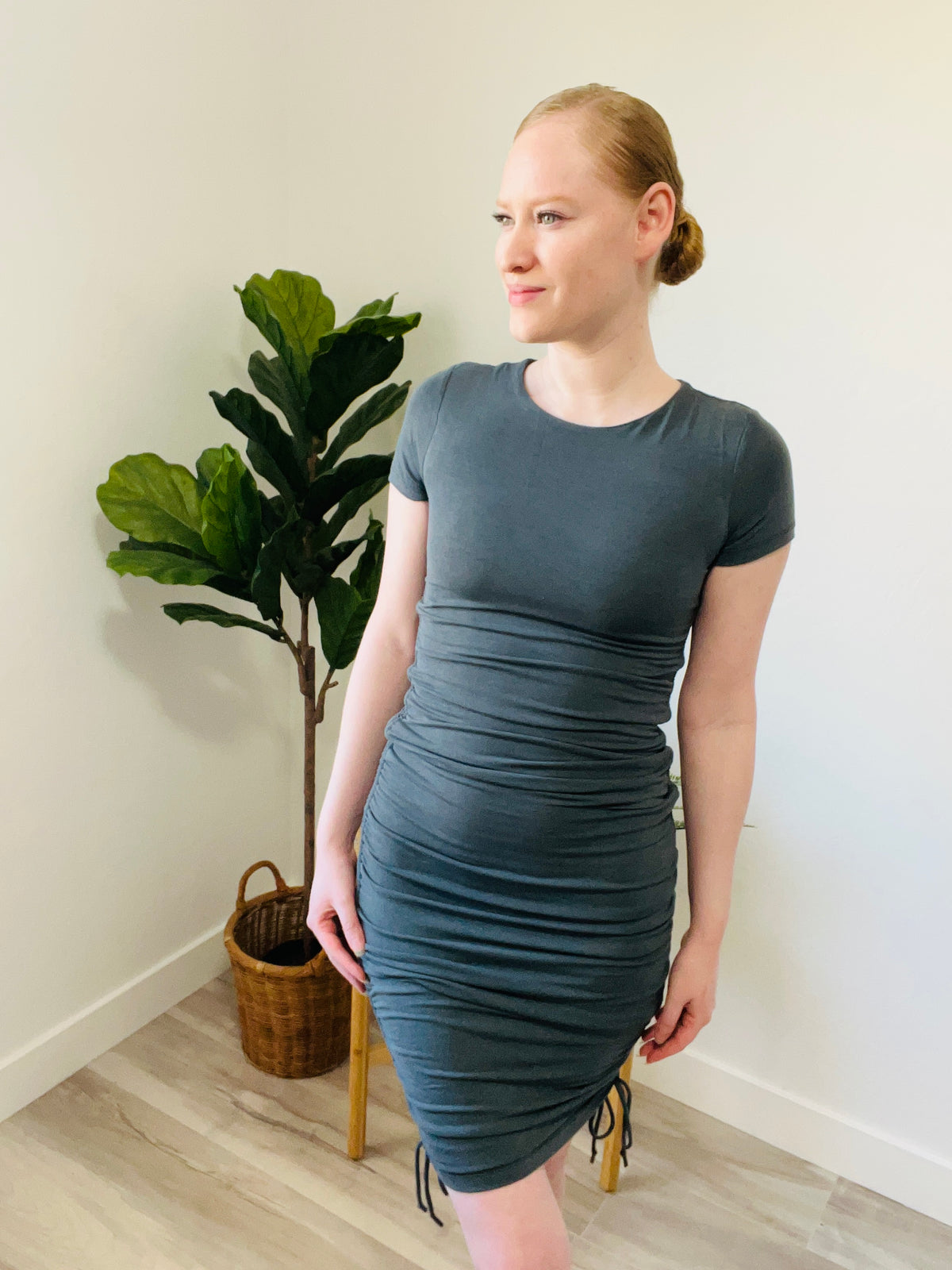 Emilia Dress (CHARCOAL) - DoseOFashion Boutique