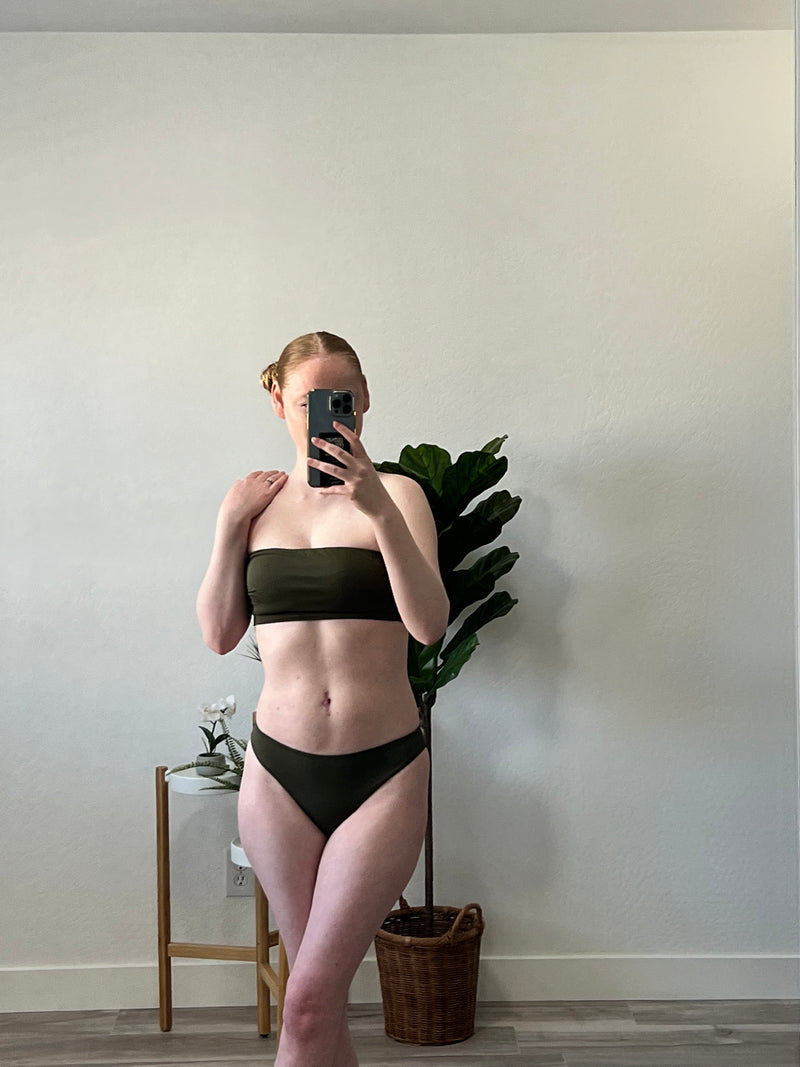 Brittany Bikini (Olive Green) - DoseOFashion Boutique