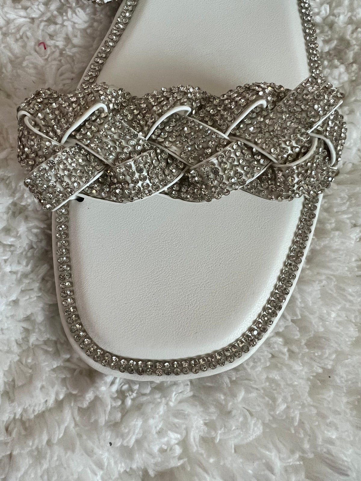 Diamond Dust Sandal (WHITE) - DoseOFashion Boutique