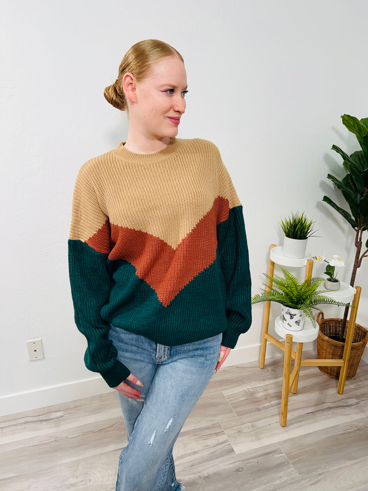 Jen Chevron Sweater - DoseOFashion Boutique