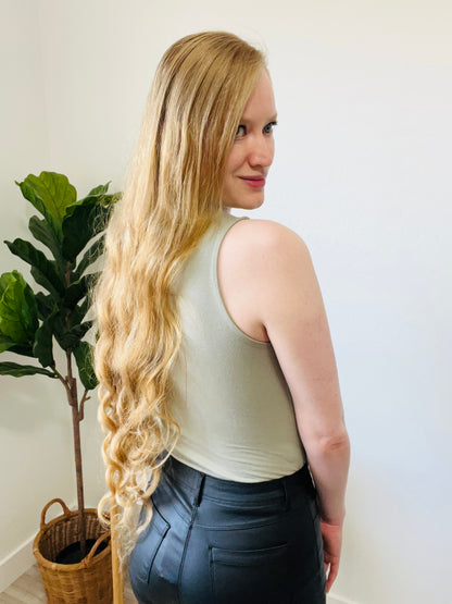 Neveah Bodysuit ( Sage ) - DoseOFashion Boutique