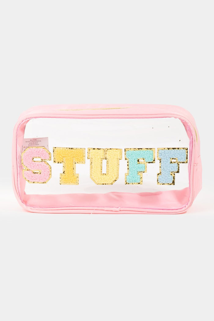 STUFF Clear Bag ( Light Pink) - DoseOFashion Boutique