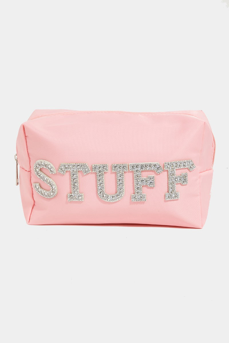 STUFF Rhinestone bag ( Light Pink ) - DoseOFashion Boutique