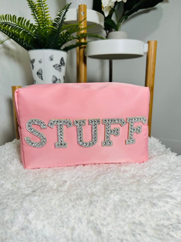 STUFF Rhinestone bag ( Light Pink ) - DoseOFashion Boutique