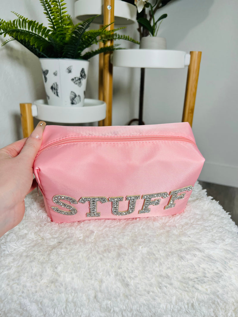 STUFF Rhinestone bag ( Light Pink ) - DoseOFashion Boutique