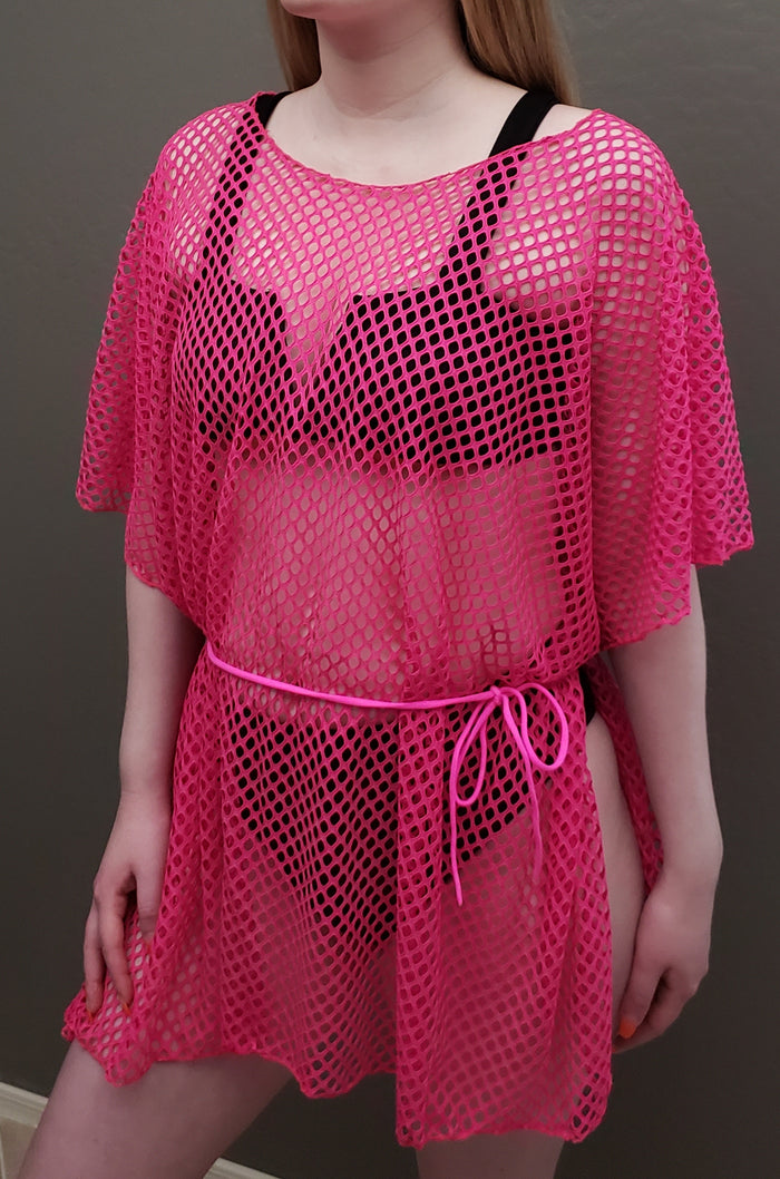 Carol Cover Up (Neon Pink) - DoseOFashion Boutique