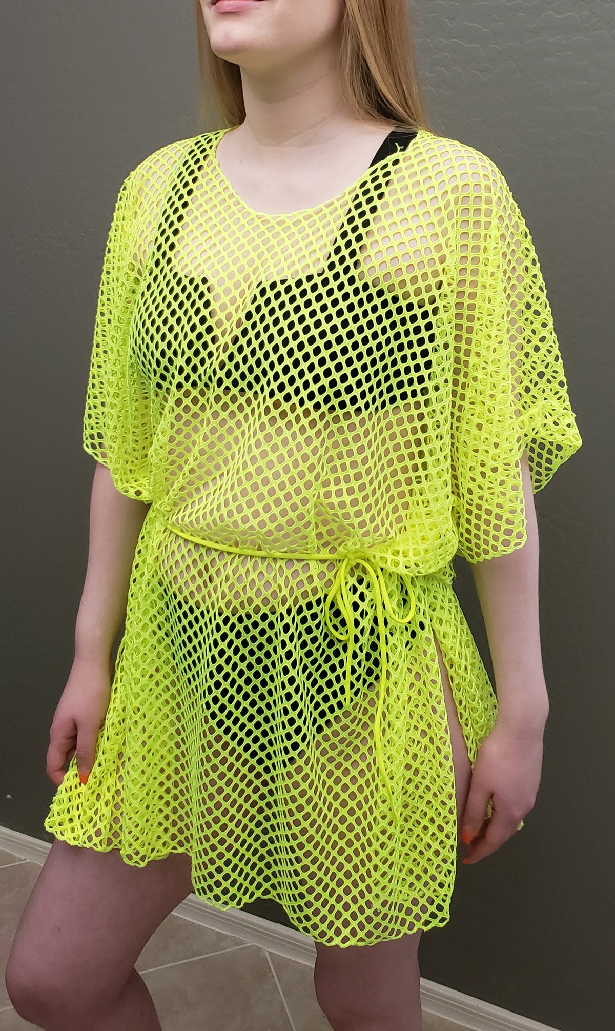 Carol Cover Up (Neon Yellow) - DoseOFashion Boutique