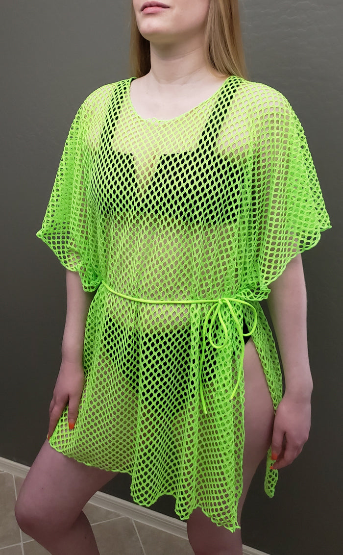 Carol Cover Up (Neon Green) - DoseOFashion Boutique