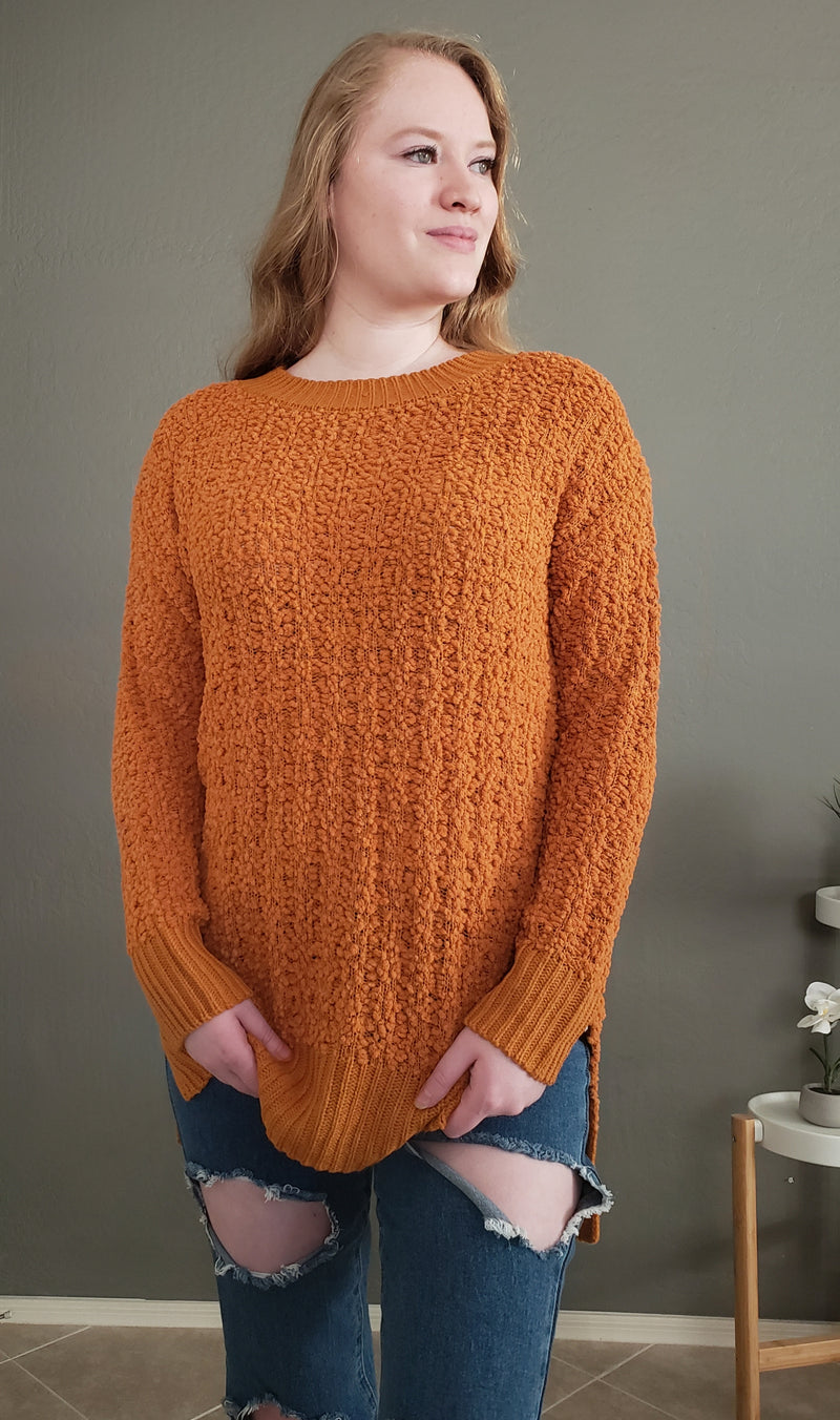 Carmen Sweater (Desert Mustard) - DoseOFashion Boutique