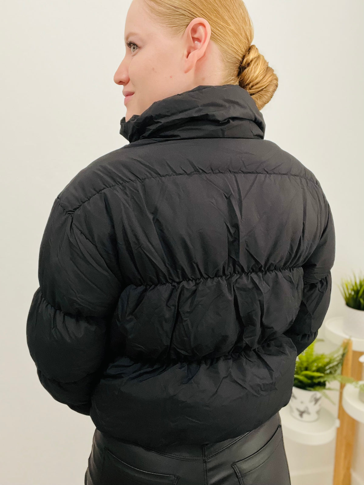 Cuddle Me Puffer Jacket (Black) - DoseOFashion Boutique