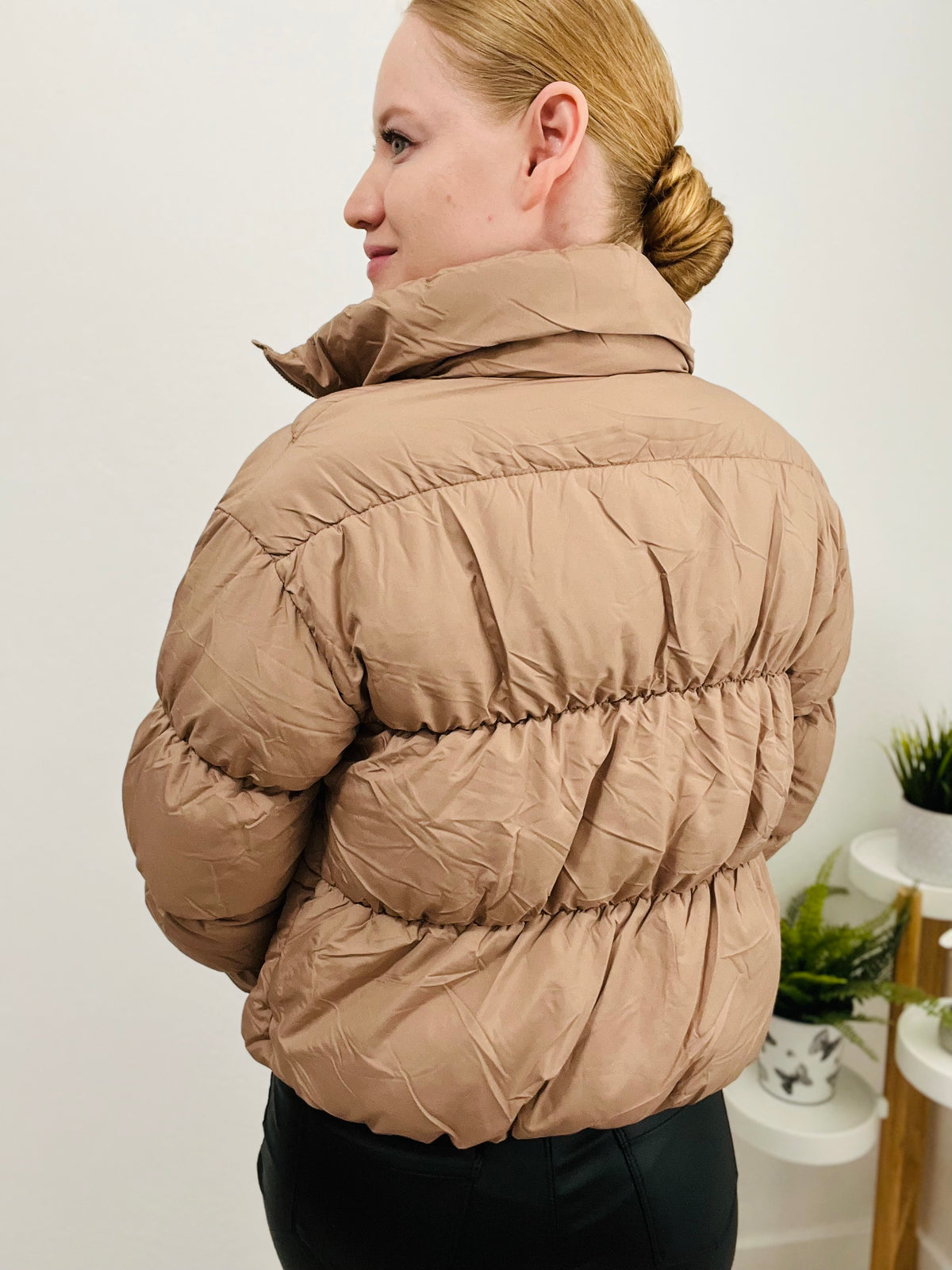 Cuddle Me Puffer Jacket (Coco Brown) - DoseOFashion Boutique