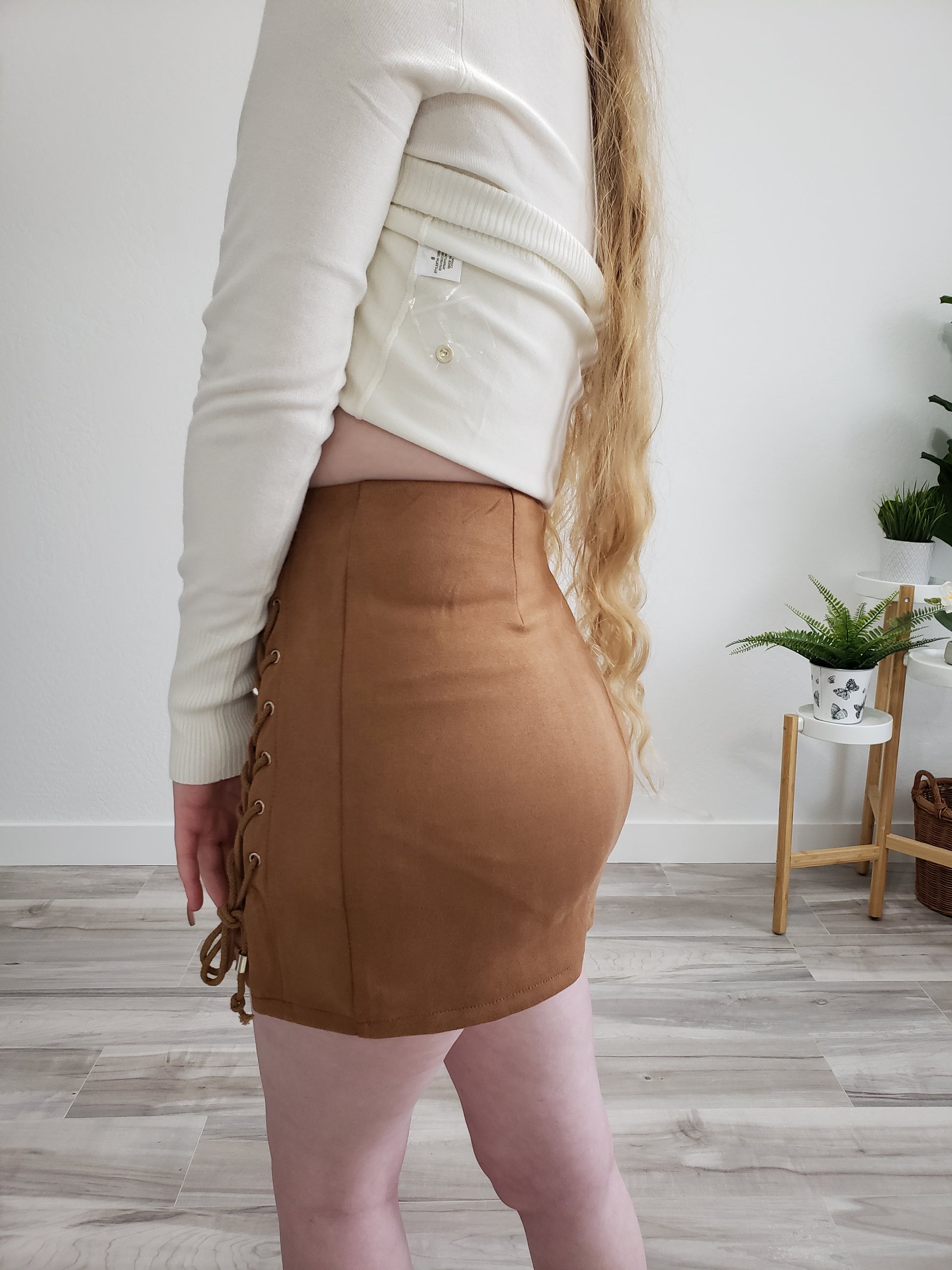 Isabella Skirt ( CAMEL ) - DoseOFashion Boutique