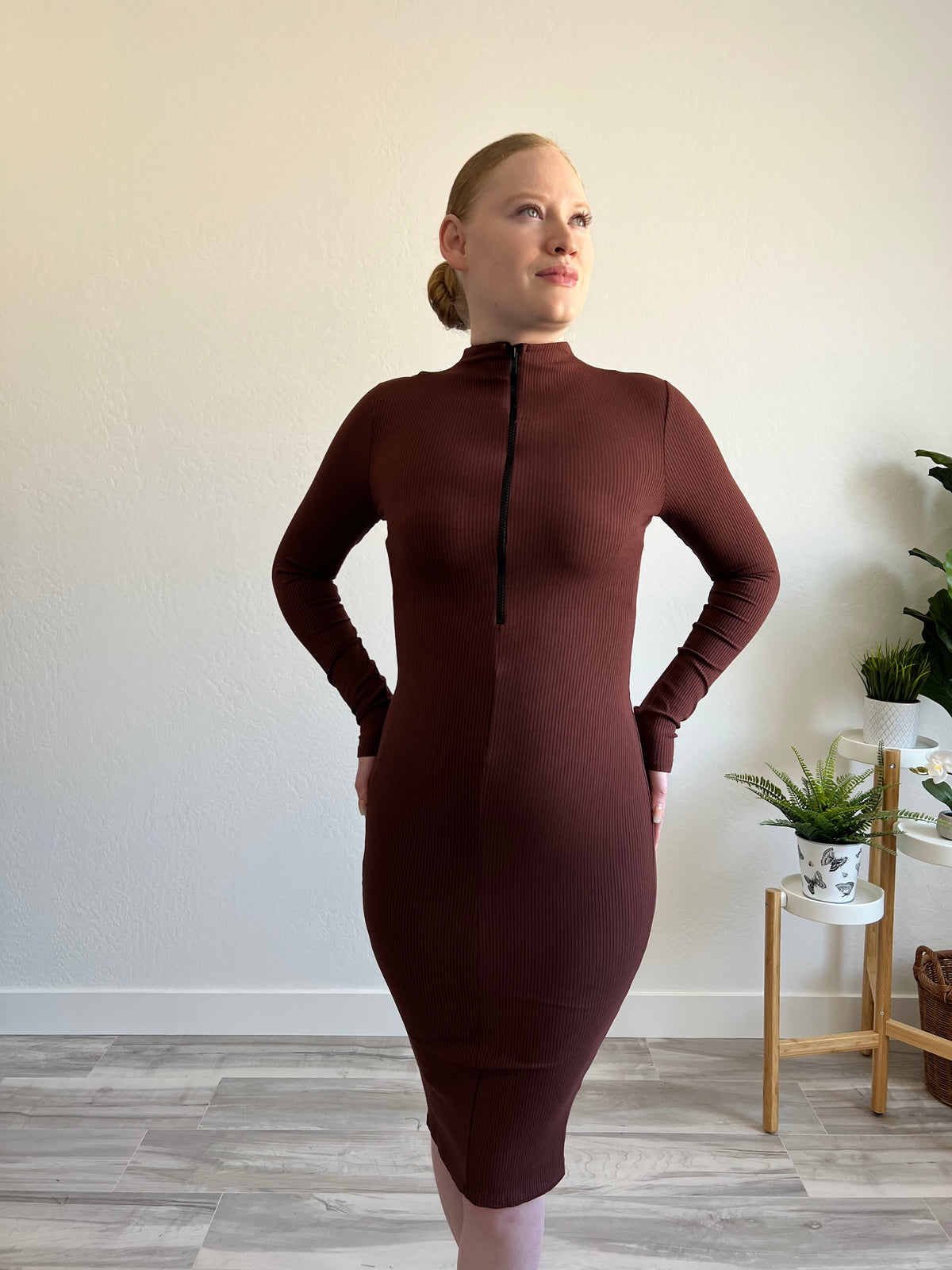 Kim Dress (Chocolate) - DoseOFashion Boutique