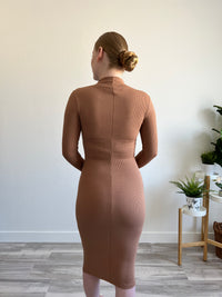 Kim Dress (Taupe) - DoseOFashion Boutique