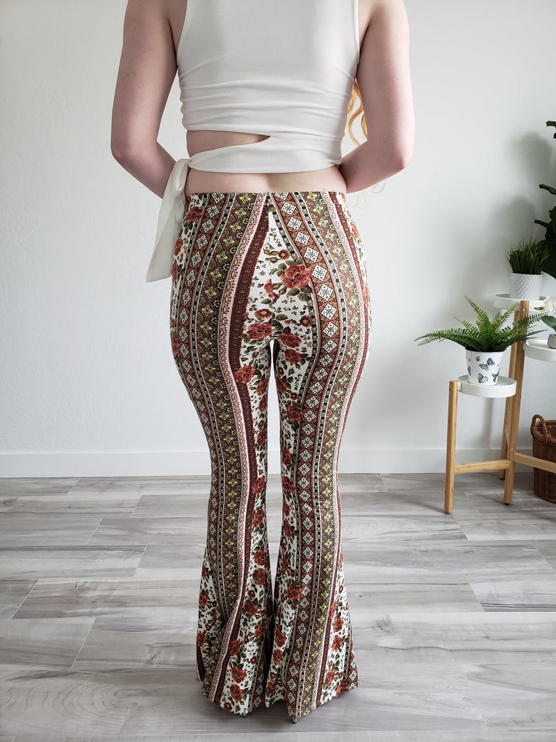 Sienna Flared Pants (Floral) - DoseOFashion Boutique