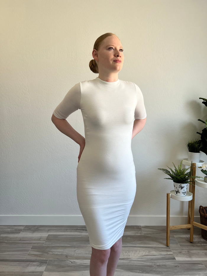 Sonia Dress (Off White) - DoseOFashion Boutique